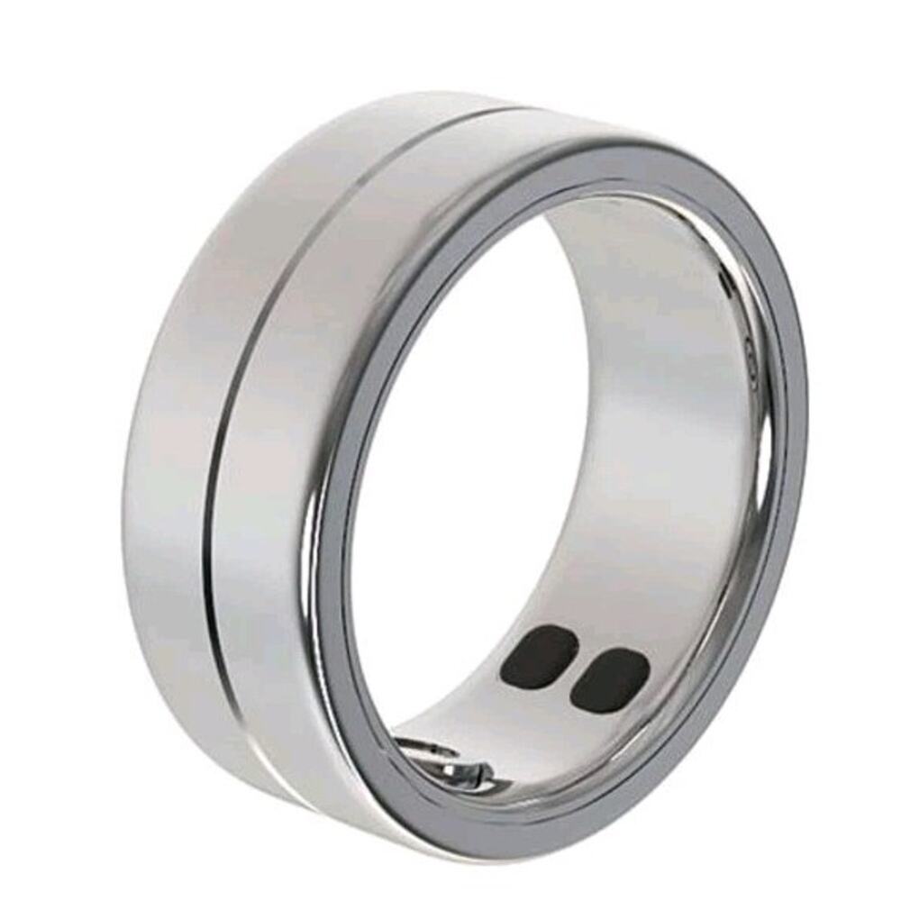 YOR Smart Ring Deluxe by Letsfit, Size 9 Silver. NEW in original Openbox.
